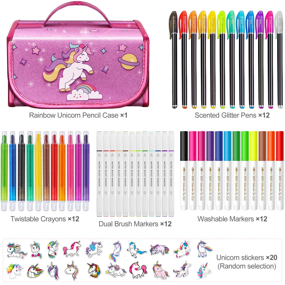 Beefunni scented glitter gel pens spark imagination in coloring projects