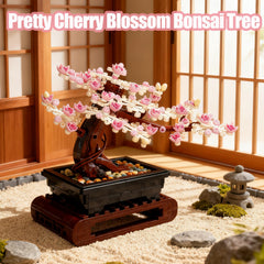 Beego finished bonsai centerpiece exudes calm elegance.