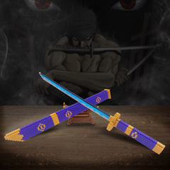 Beego purple Yamato sword for cosplay and display with authentic look.