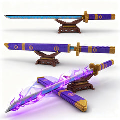 Beego anime swords with sword and scabbard, ready for display or cosplay collection.