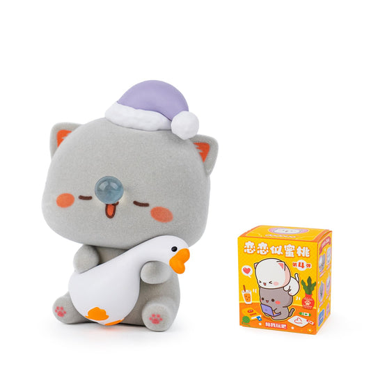 BEEMAI Mitao Cat Love Peach Series unboxing reveals anticipation and collectible charm.