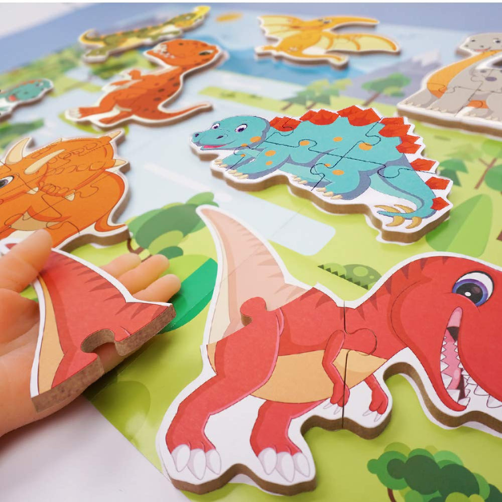 Beestech Dino-land paper invites kids to place dinosaurs and feel proud