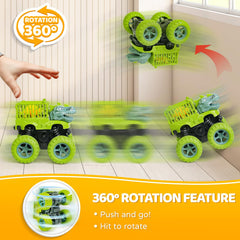 Beestech dinosaur monster truck gift box: ready-to-gift packaging