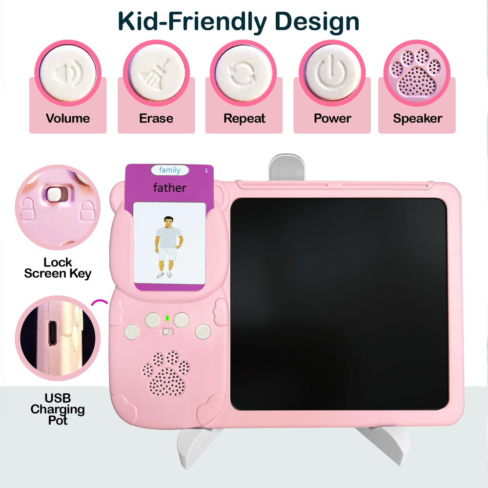 Beetifulie speech therapy tool supports clear, slow word playback.
