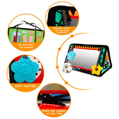 Beetoy lightweight portable mirror perfect for car rides and travel play.