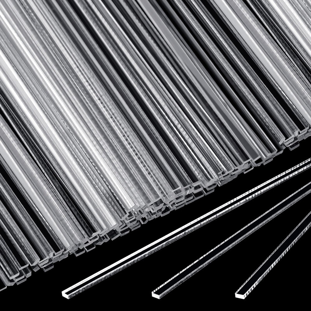 Beeveer flat clear sticks for cake toppers create elegant dessert displays