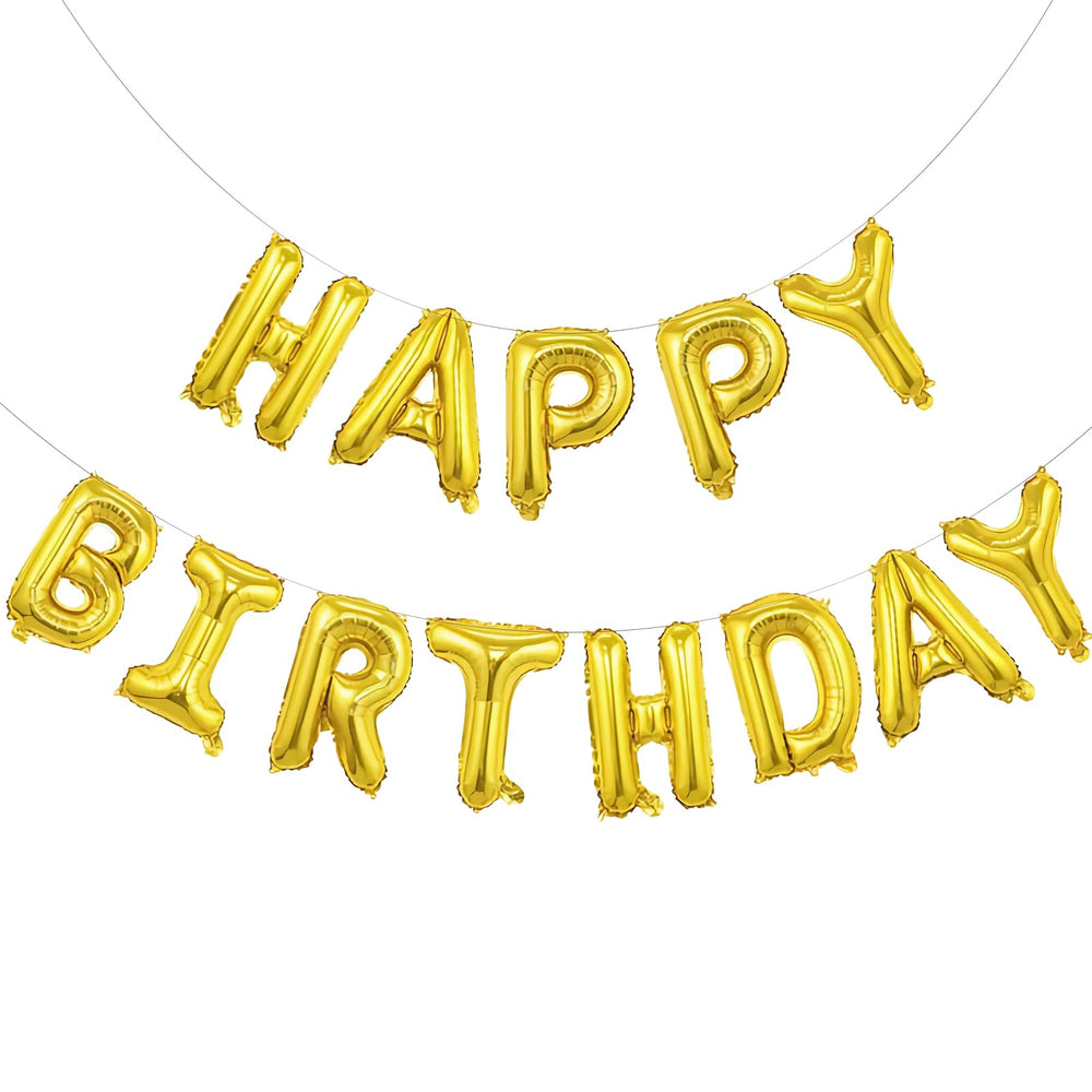 Beeyaky 3D foil banner assembly for striking party decor.
