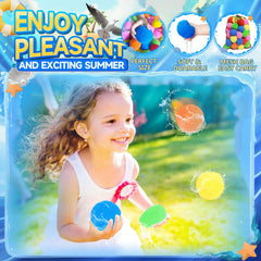 BEFANS water balls in action with quick-water absorption for hours of play