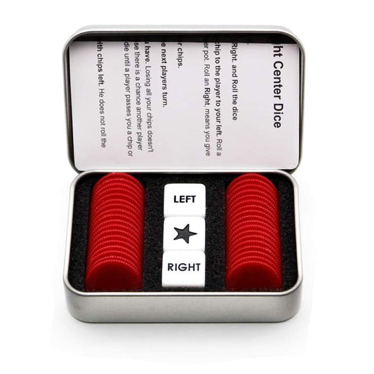 Befantasway right left center dice set for fast paced family game nights