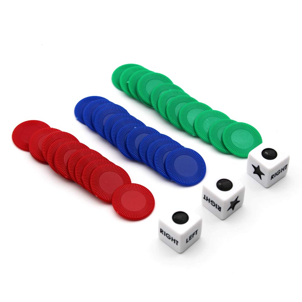 Befantasway three-dice pack with color-coded components for fast rounds.
