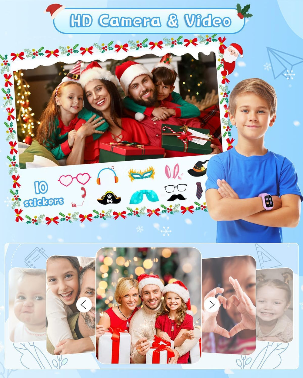 BEIARA smartwatch selfie camera enables fun snaps with friends and family