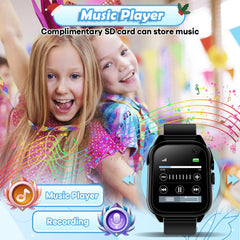 BEIARA music player smartwatch stores tunes for on-the-go listening.