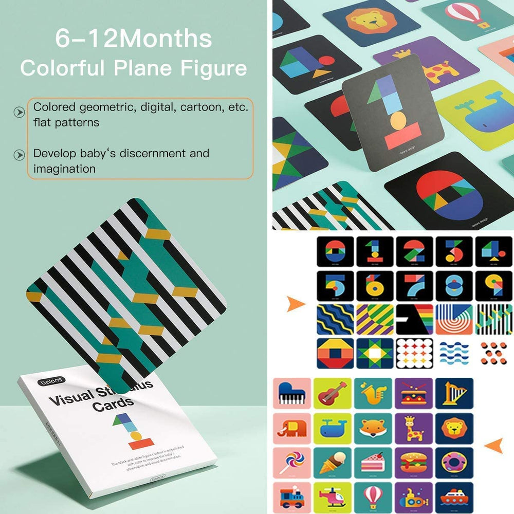beiens colorful visuals mix contrasts to capture attention and encourage tracking.
