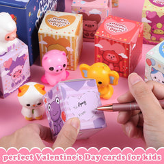 BEIGUO valentine cards for kids, colorful and interactive classroom gift ideas