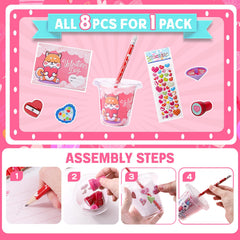 Beikeetoo Valentines sharpeners in four colors for pencils and art