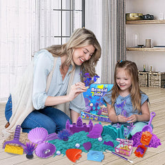 BEIREG Mermaid Sensory Bin Kit sea weed decorations for ocean ambience