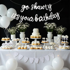 BEISHIDA birthday banner pre-strung design saves setup time for parties.