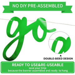 BEISHIDA sturdy card stock banner designed for reuse after the party.