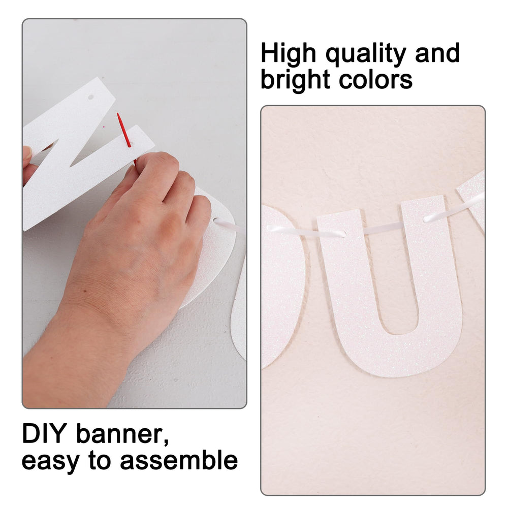 BEISHIDA DIY banner pieces ready to assemble for personalized celebrations.