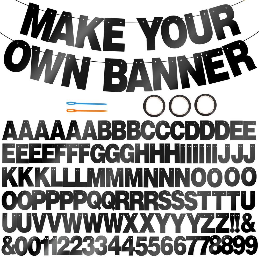 BEISHIDA double-sided banner letters for customizable celebrations; easy to assemble.