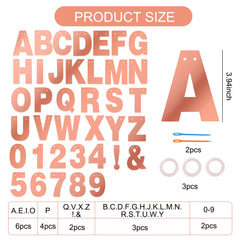 BEISHIDA letters and numbers set lets you spell names and messages easily.