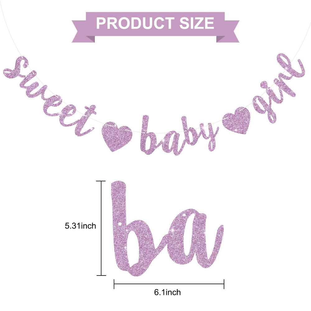 BEISHIDA pre-strung banner saves time; ready to hang for baby shower decorations.