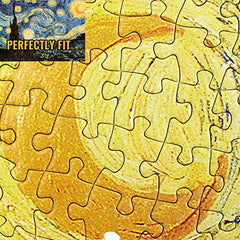 BEIWO Starry Night artwork detail close-up highlights high-quality print for long-lasting color