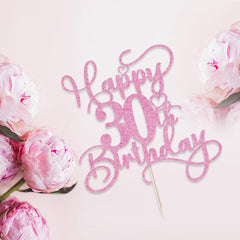 Bejotaa pink anniversary topper adds a memorable visual cue to celebrations.