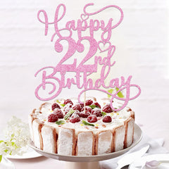 Bejotaa pink top decoration suited for birthdays and anniversaries.