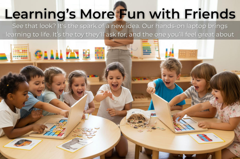 BEKILOLE Floral Laptop inspiring imaginative play and storytelling