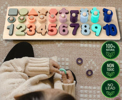 BEKILOLE smooth edges and non-toxic paints ensure safe play