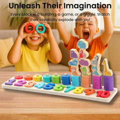 BEKILOLE Wooden animal pieces invite tactile sorting and imaginative play for toddlers