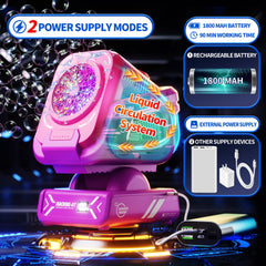 Belemar bubble machine features a rechargeable 1800mAh battery for longer play.
