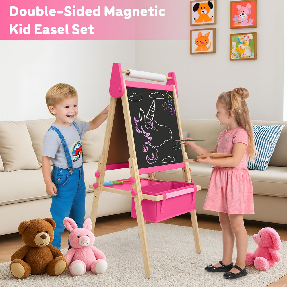 Belleur 3-in-1 easel magnetic whiteboard close-up showing reusable surface