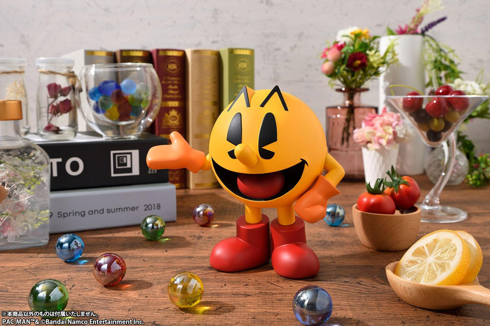 BellFine Pac-Man SoftB Half on a shelf for display.