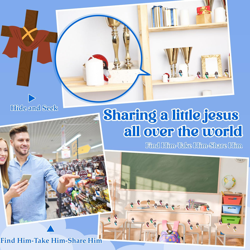 Bememo Pray Always Jesus figure, perfect for Easter and Sunday school use