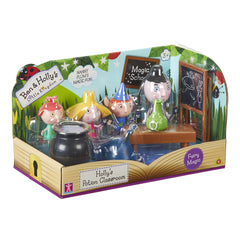 Ben & Holly Magic Potion Class: Easel and desk with classroom accessories.