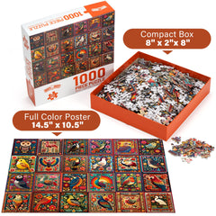 BenBen 1000-piece greyboard puzzle promises sturdy pieces and long-lasting craft fun.