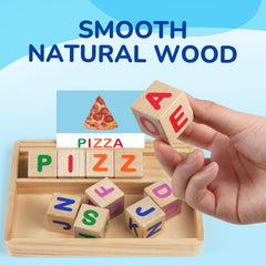 BenBen double-sided cards beginners view helps kids progress from images to words.