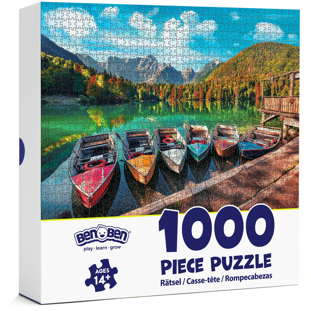 BenBen Fusine Lakes scene decor idea for cozy living spaces.