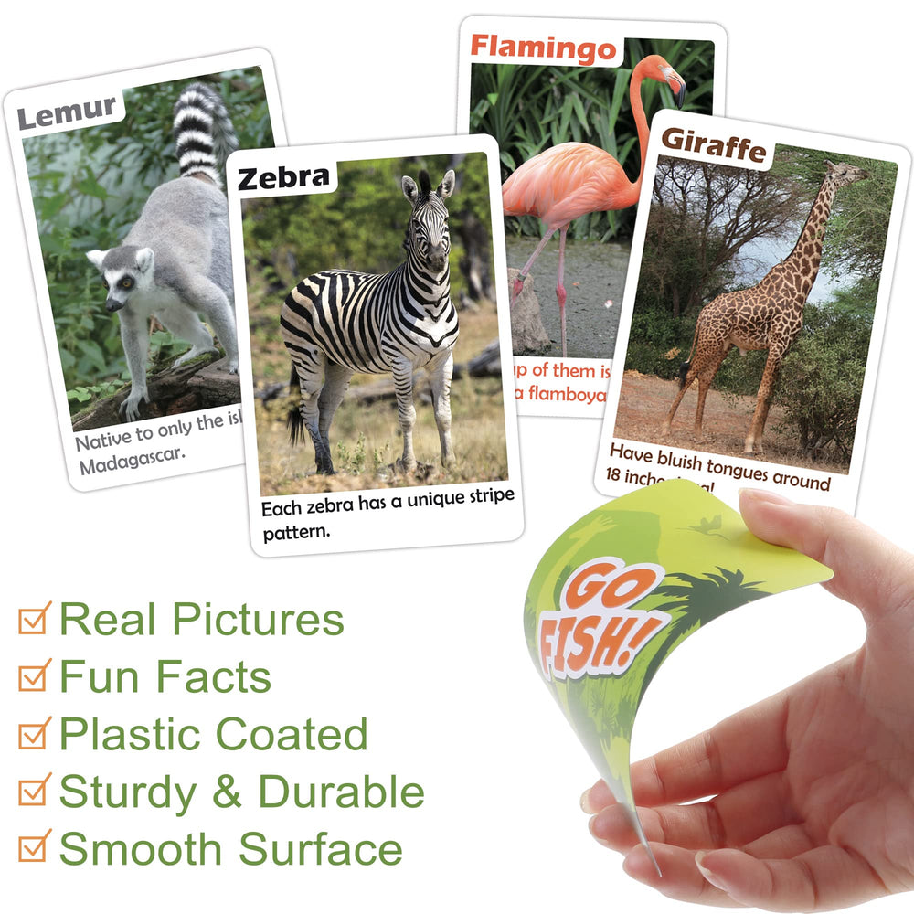 BenBen Go Fish laminated cards offer durability for everyday family play.