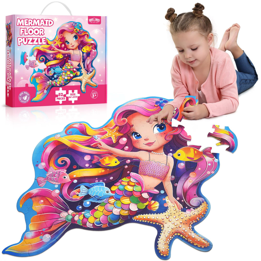 Colorful BenBen mermaid artwork inspiring imaginative play