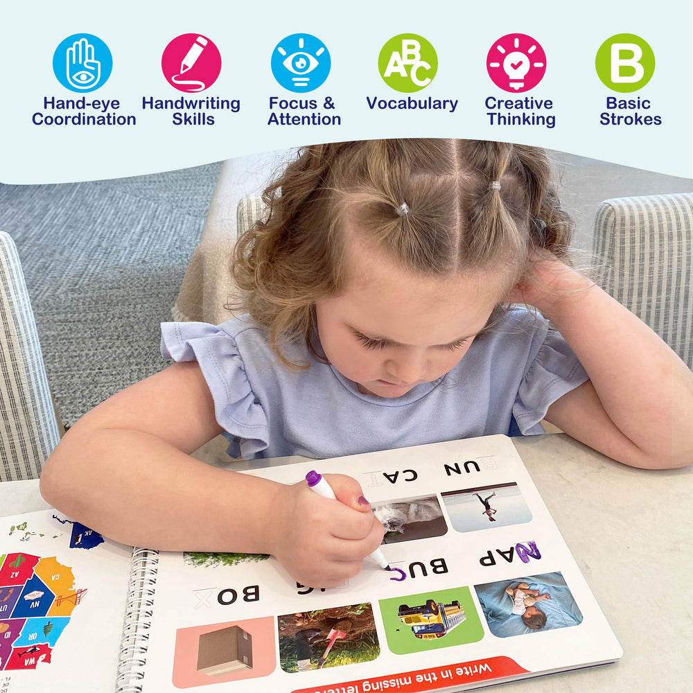 BenBen Spiral-Bound-Book: secure organization with rounded corners for safer learning.