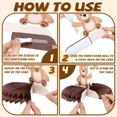 Bencailor honeycomb decorations are easy to assemble and sturdy