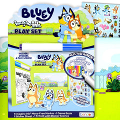 Bendon Bluey packaging shows officially licensed gift set for kids