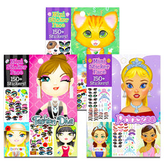 Bendon Create A Face sticker books princess for imaginative play