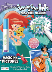 Bendon Disney Imagine Ink Little Mermaid cover art shows rainbow color reveal