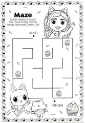 Bendon Gabby's Dollhouse Imagine Ink interaction scene invites playful coloring