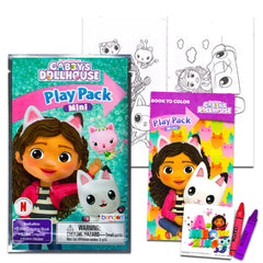 Bendon Gabby's Dollhouse mini play pack coloring pages for kids