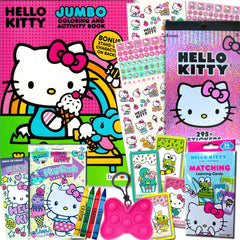 Bendon Hello Kitty bundle shows complete activity set for kids.